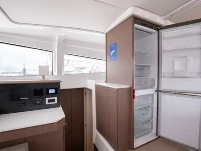 Galley of Peppina - Standard Line, a Bali 4.2 catamaran at Salerno, Italy