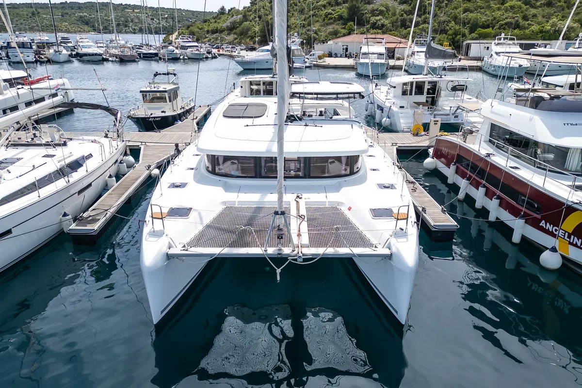 Ocean Star, a Lagoon 42 catamaran at Primošten, Croatia
