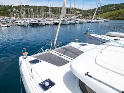 Ocean Star, a Lagoon 42 catamaran at Primošten, Croatia