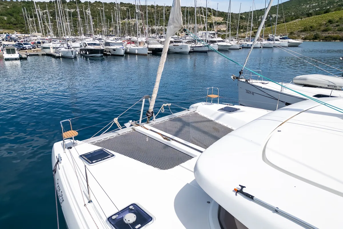 Ocean Star, a Lagoon 42 catamaran at Primošten, Croatia