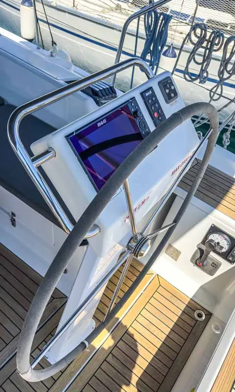 Sea Legend, a Hanse 455 sailboat at Grad Pula, Croatia