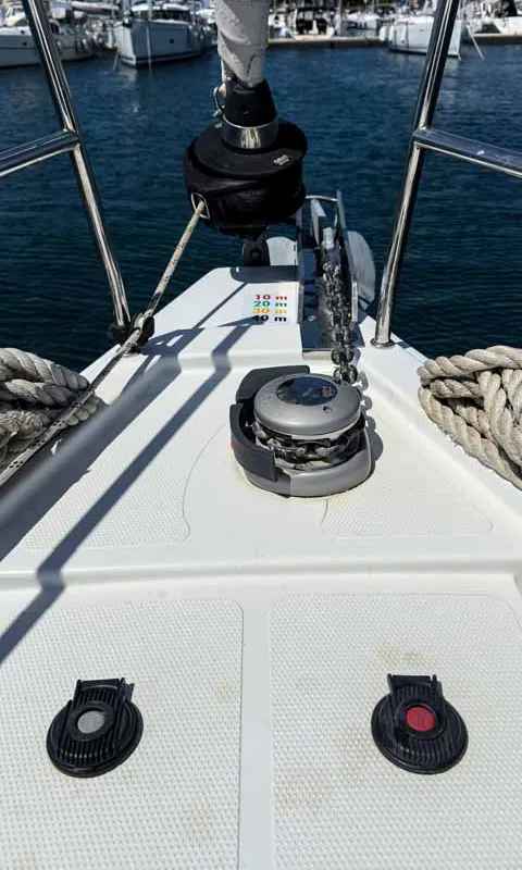 Sea Legend, a Hanse 455 sailboat at Grad Pula, Croatia