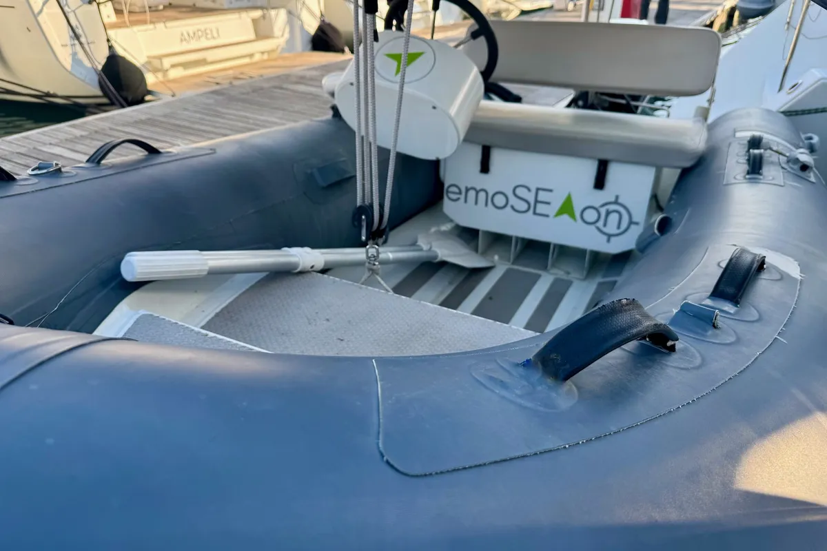 EmoSEAon, a Lagoon 450 F catamaran at Municipal Unit of Lefkada, Greece