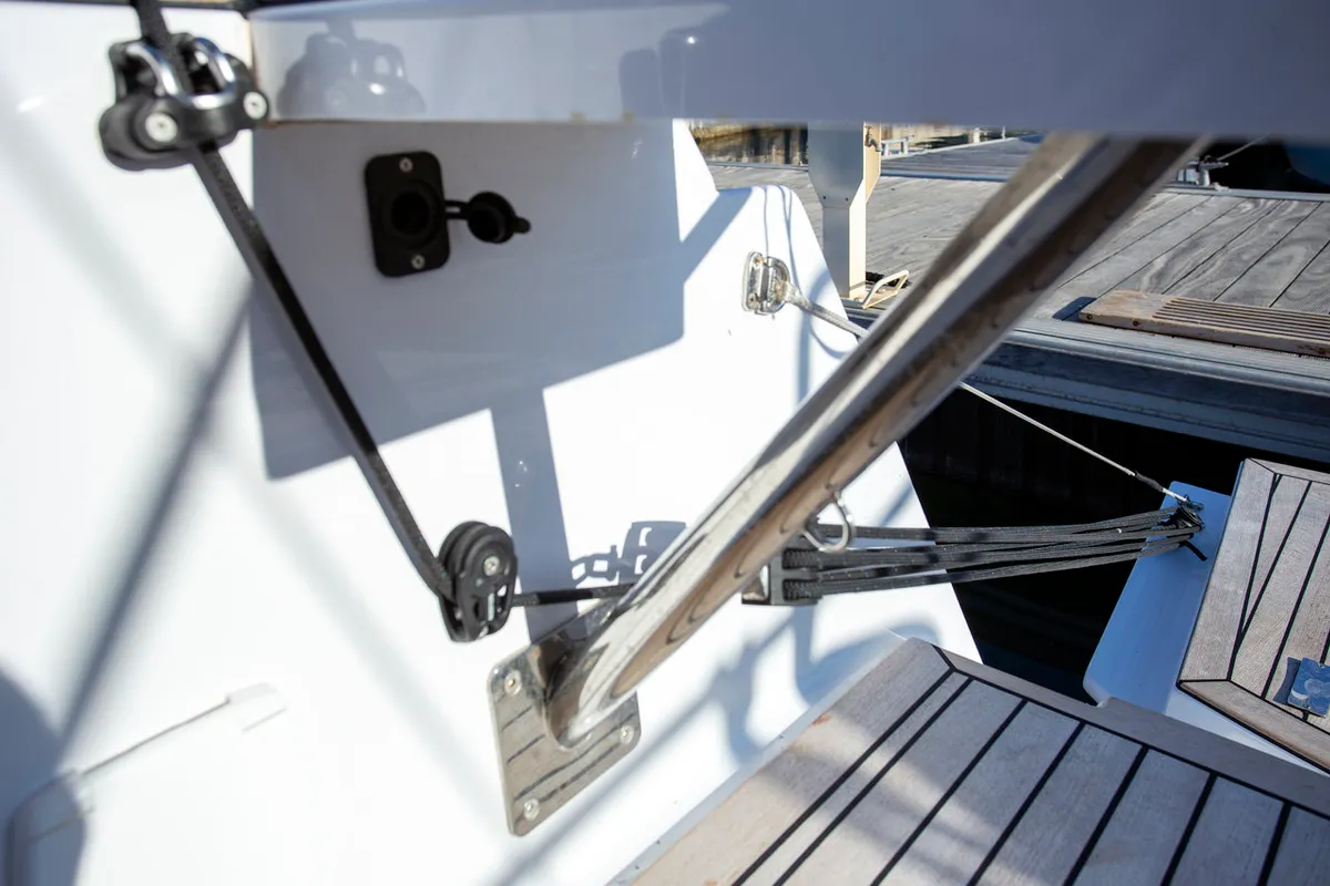 Janina, a Elan Impression 40 sailboat at Grad Pula, Croatia