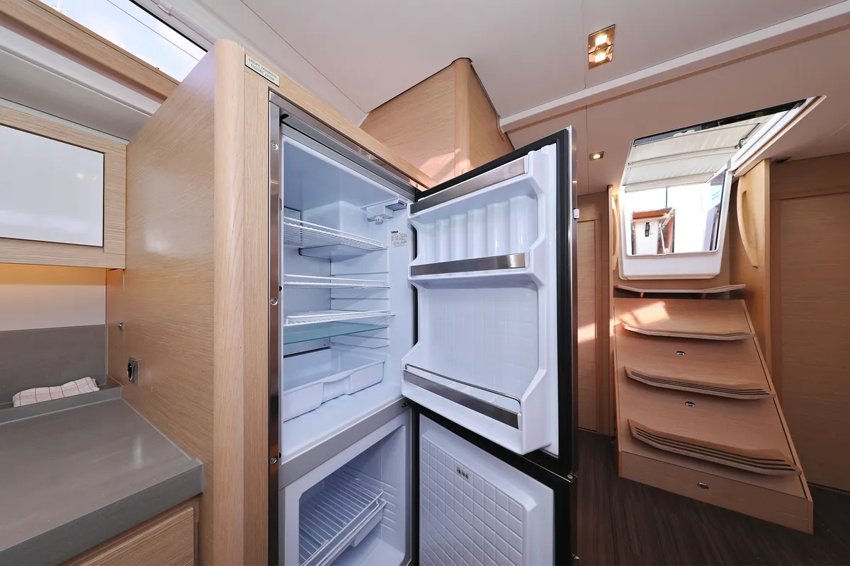 Galley of Polar Flow, a Dufour 470 sailboat at Primošten, Croatia