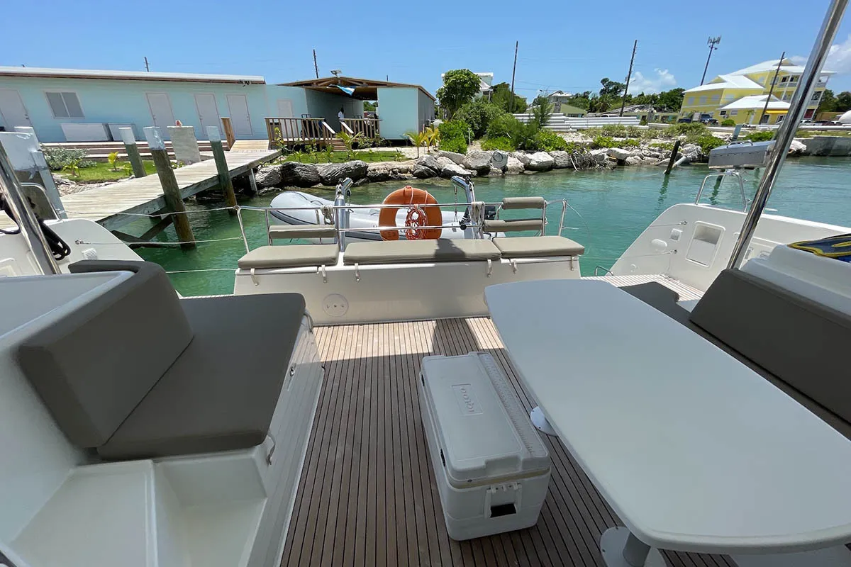 Mala, a Lagoon 40 catamaran at Seget Donji, Croatia