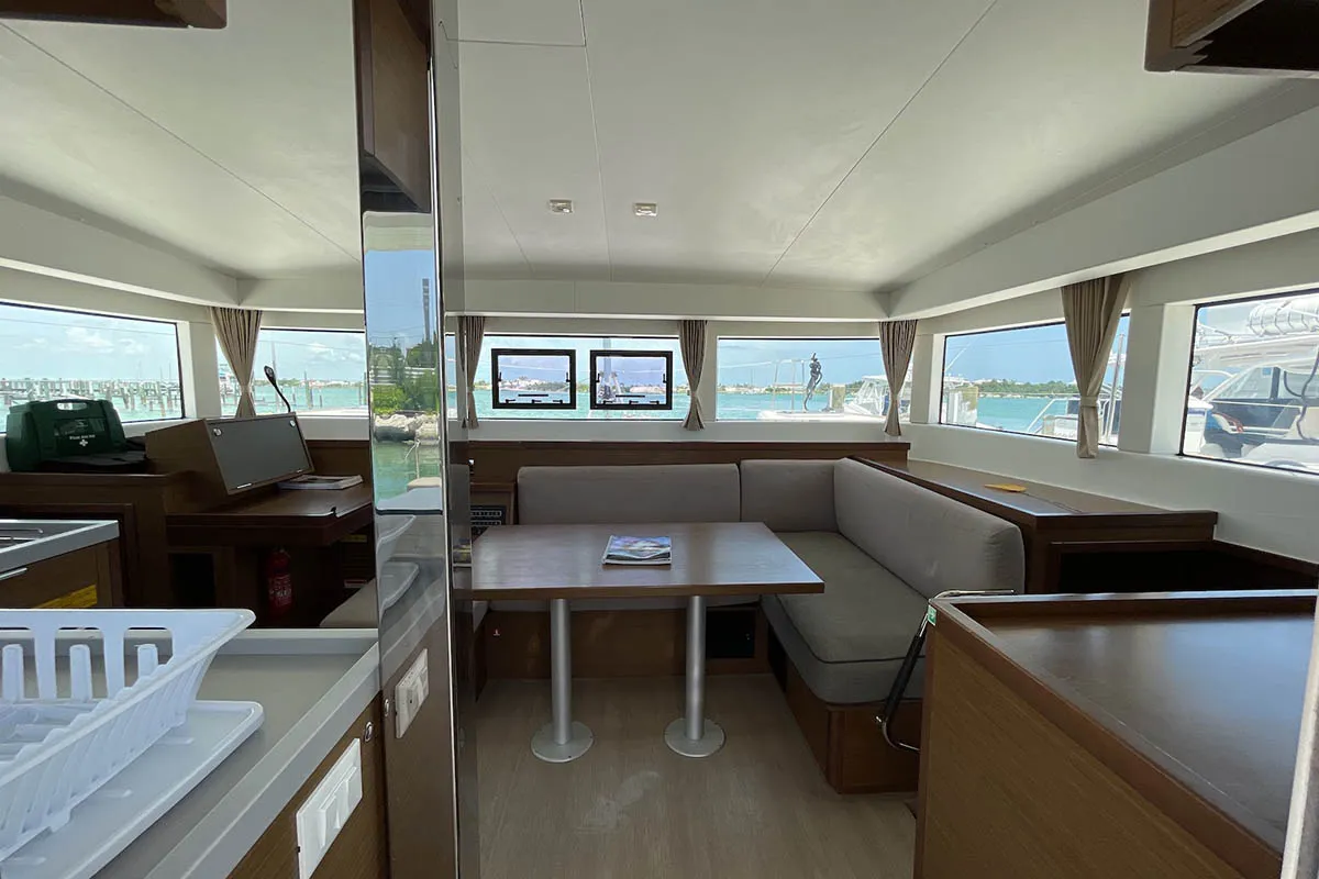 Mala, a Lagoon 40 catamaran at Seget Donji, Croatia