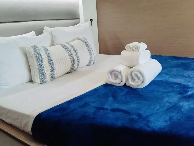 Cabin on Ojala, a Fountaine Pajot Tanna 47 catamaran at Charlotte Amalie, United States