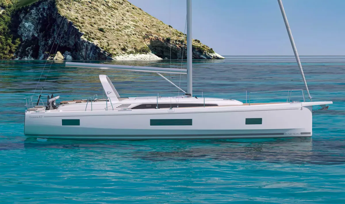 Ocean Light, a Beneteau Oceanis 47 sailboat at Seget Donji, Croatia