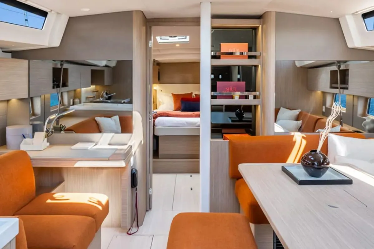 Ocean Light, a Beneteau Oceanis 47 sailboat at Seget Donji, Croatia