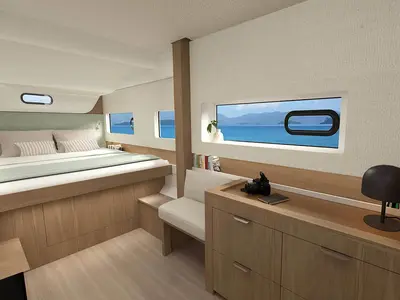 Cabin on Eleanor, a Bali Catsmart catamaran at Dubrovnik, Croatia