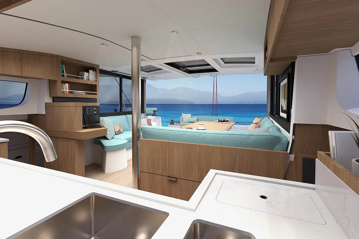 Eleanor , a Bali Catsmart catamaran at Dubrovnik, Croatia