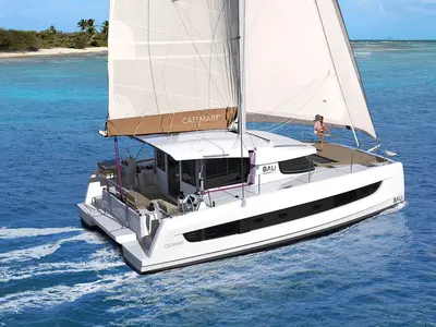 Eleanor , a Bali Catsmart catamaran at Dubrovnik, Croatia