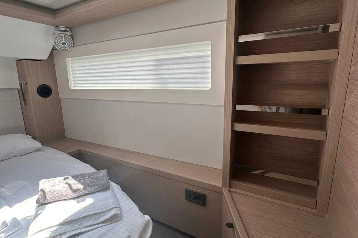 Cabin on Cass, a Lagoon 46 catamaran at Municipal Unit of Lefkada, Greece