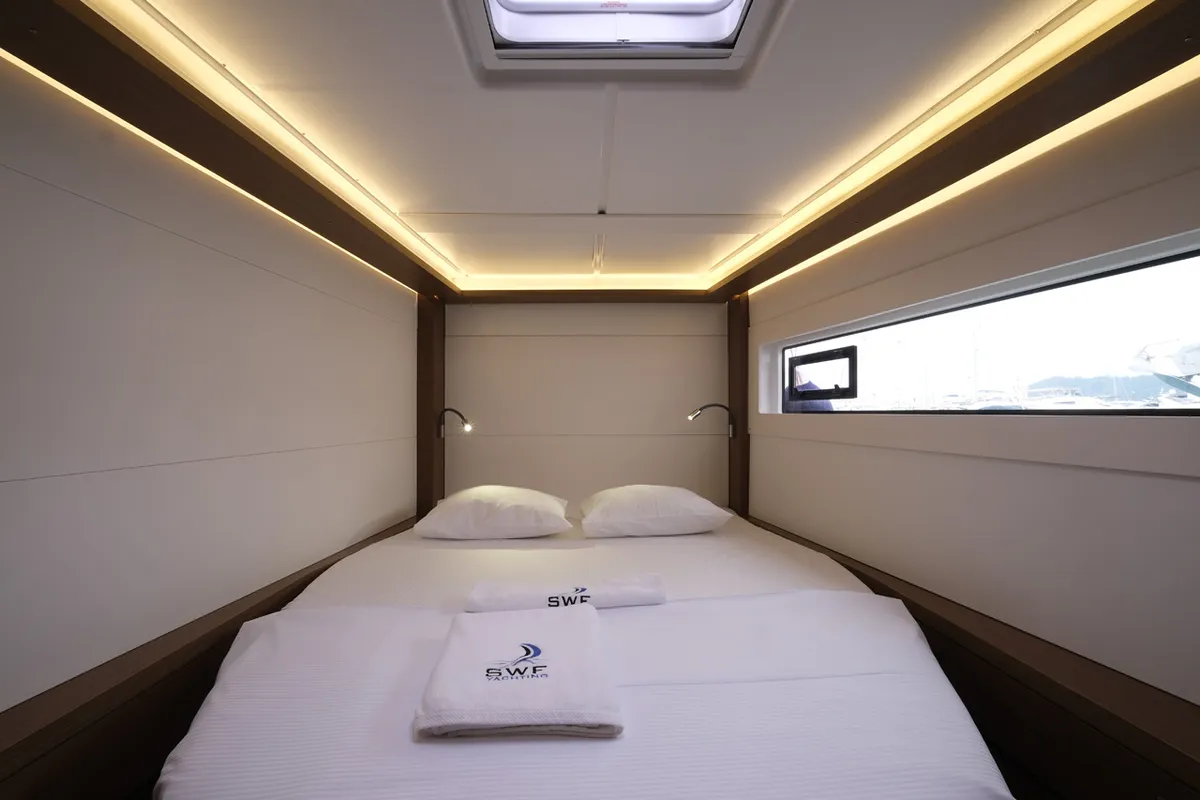 Cabin on Blu, a Lagoon 46 catamaran at Volos Municipality, Greece