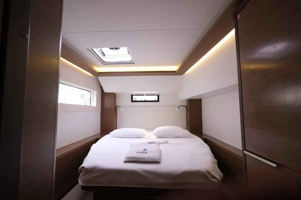 Cabin on Blu, a Lagoon 46 catamaran at Volos Municipality, Greece