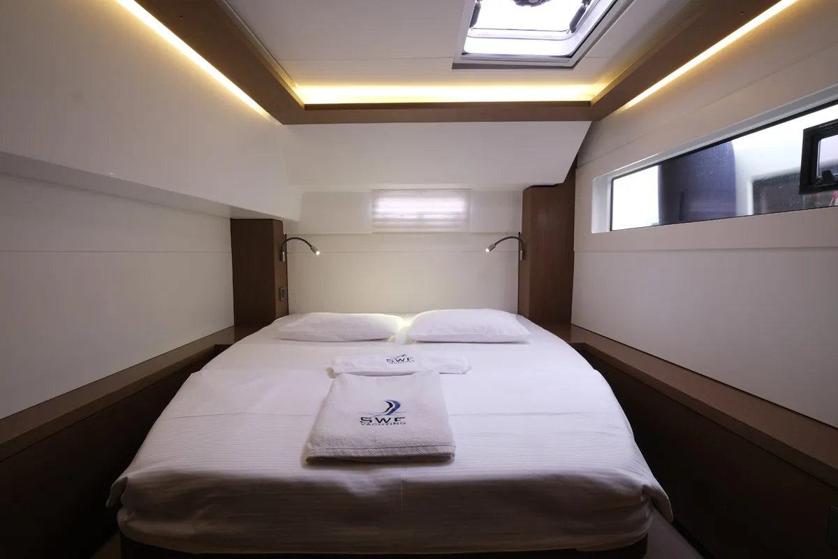 Cabin on Blu, a Lagoon 46 catamaran at Volos Municipality, Greece