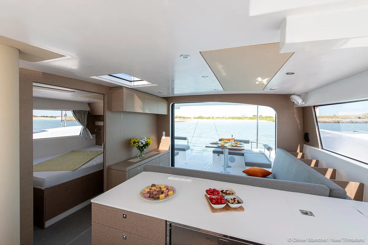 Salon of Hope, a NEEL 47 sailboat at Punat, Croatia