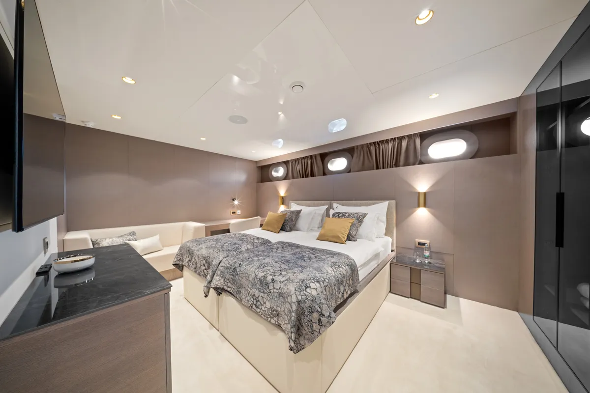 Cabin on Nocturno, a Gulet Luxury Sailing Yacht sailboat at Split, Croatia