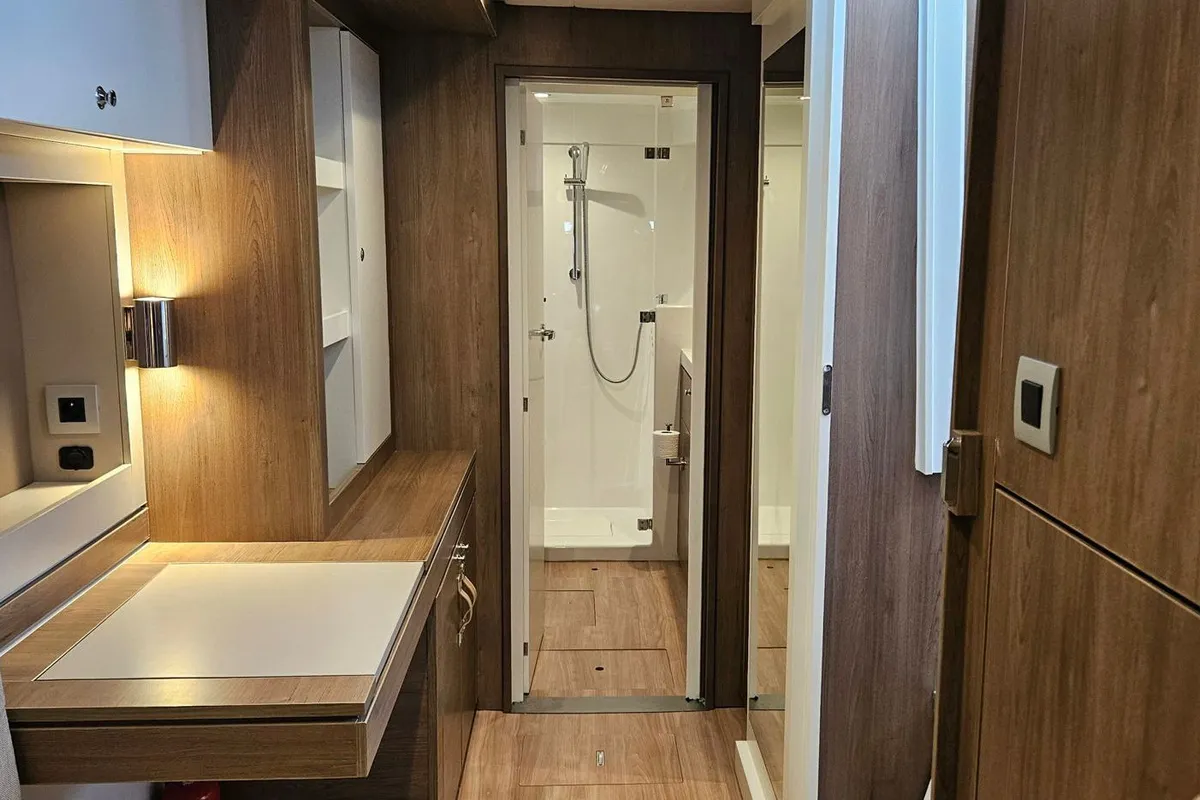 Head on Premium, a Bali 4.2 catamaran at Sant Antoni de Portmany, Spain