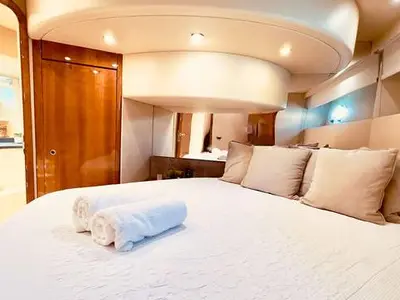 Azimut, a Azimut 58 motorboat at Mykonos, Greece