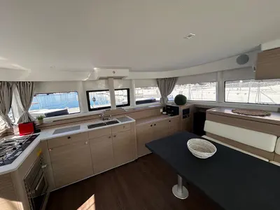 Galley of Zen 2 - Green Wave, a Lagoon 43 catamaran at Athens, Greece