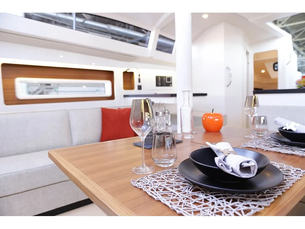 Salon of Caribbean Dandy, a RM 1180 sailboat at Alameda, United States