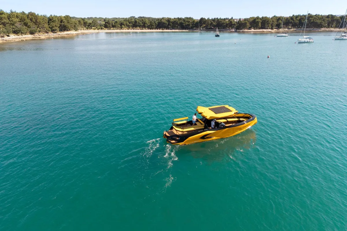 Raptor, a Motorboat motorboat at Grad Rovinj, Croatia