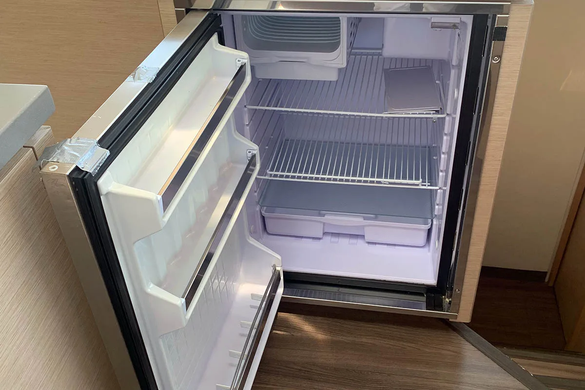 Galley of Waterloo, a Fountaine Pajot Saba 50 catamaran at Seget Donji, Croatia