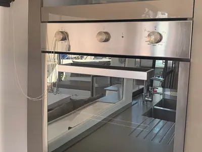 Galley of Waterloo, a Fountaine Pajot Saba 50 catamaran at Seget Donji, Croatia