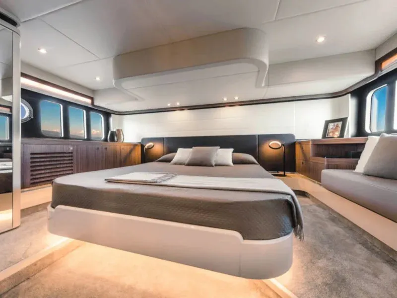 Moj Mir, a Absolute 50 Fly motor yacht at Seget Donji, Croatia