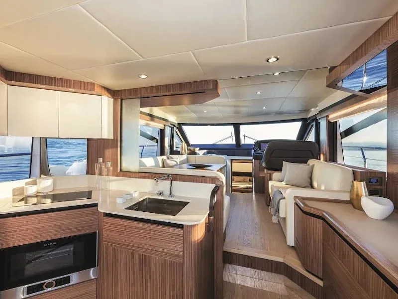 Moj Mir, a Absolute 50 Fly motor yacht at Seget Donji, Croatia