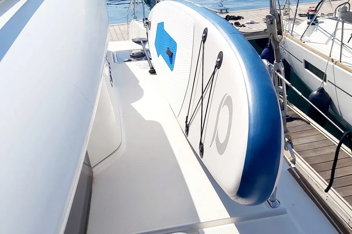 Red Twin II, a Lagoon 450 F catamaran at Primošten, Croatia
