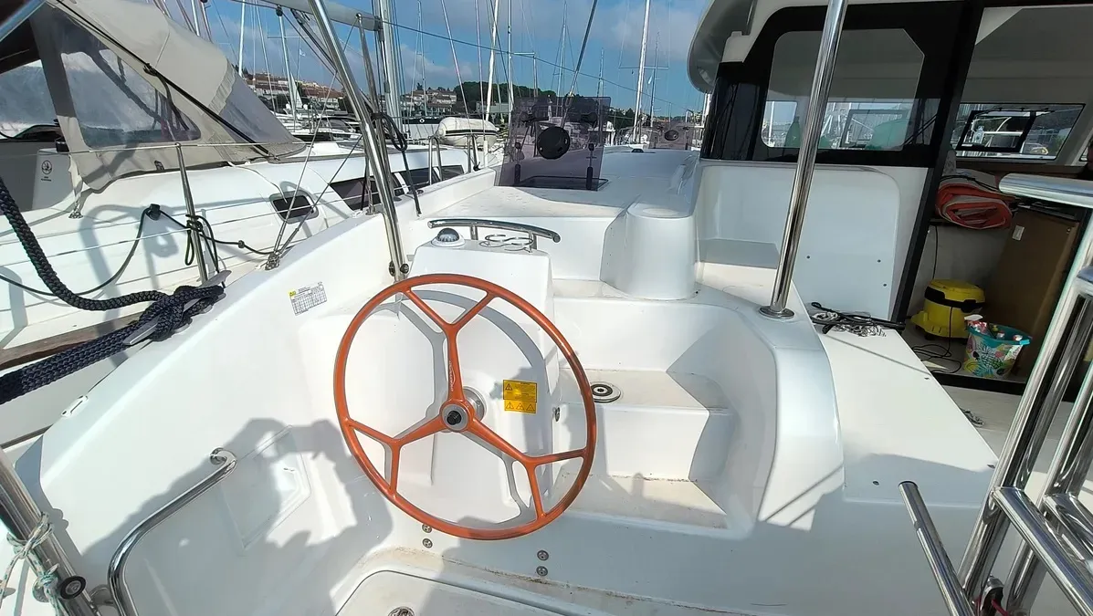 GINGER FIZZ V, a Excess 11 catamaran at Grad Pula, Croatia
