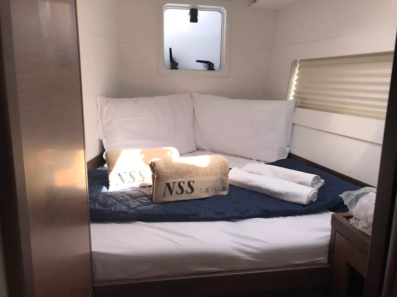 Cabin on Orso Di Mare, a Lagoon 40 catamaran at Rosignano Solvay, Italy