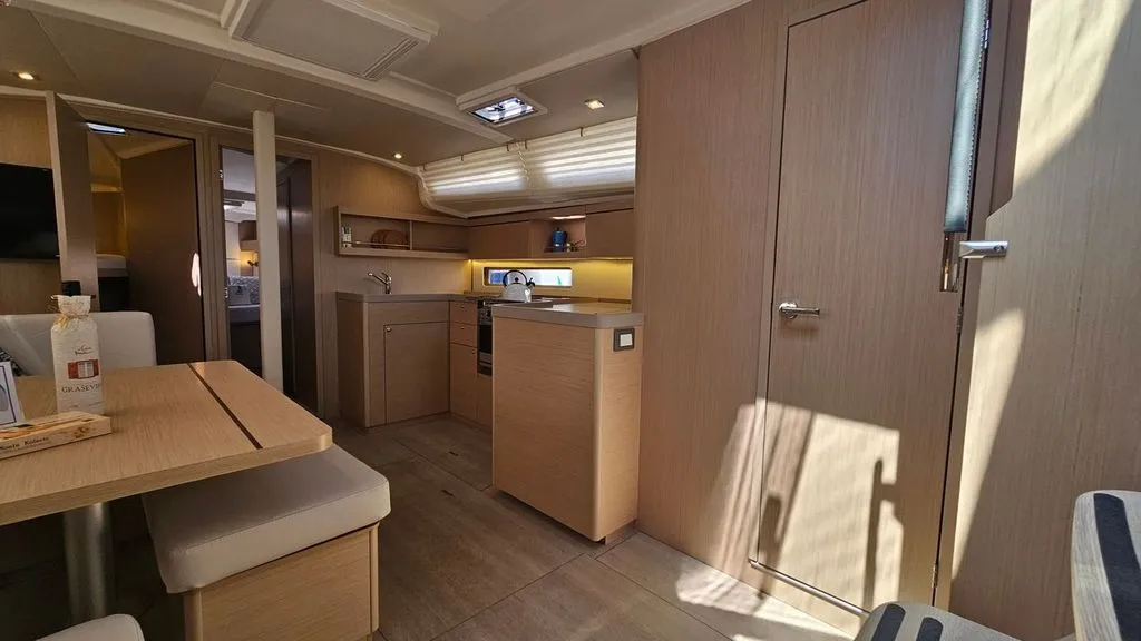 Galley of Dream Weaver, a Beneteau Oceanis 40.1 sailboat at Zadar, Croatia
