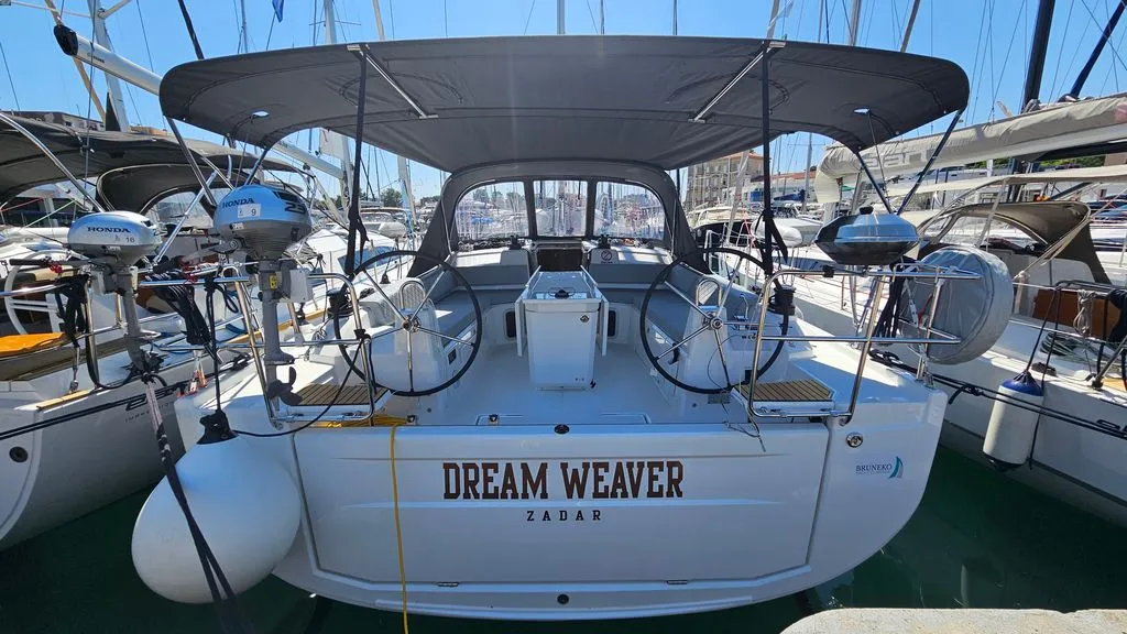 Exterior view of Dream Weaver, a Beneteau Oceanis 40.1 sailboat at Zadar, Croatia