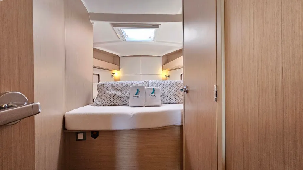 Cabin on Dream Weaver, a Beneteau Oceanis 40.1 sailboat at Zadar, Croatia