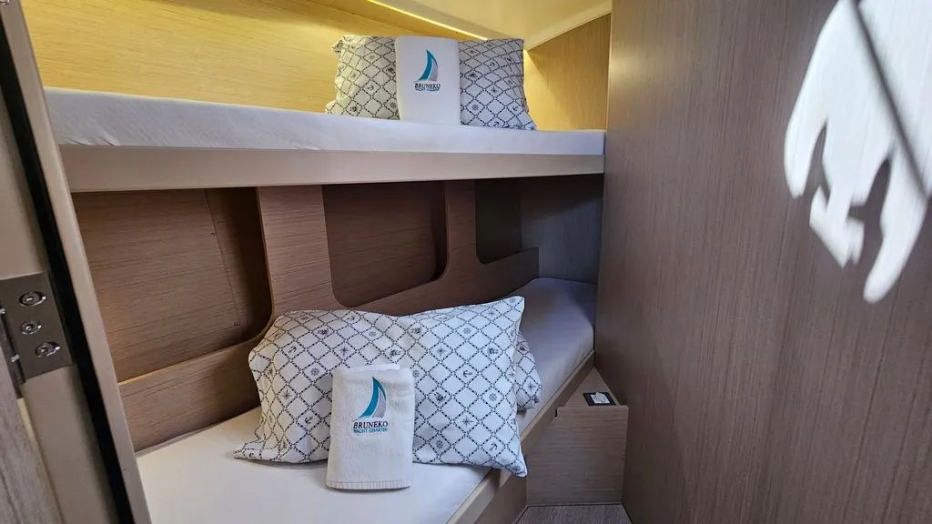 Cabin on Dream Weaver, a Beneteau Oceanis 40.1 sailboat at Zadar, Croatia