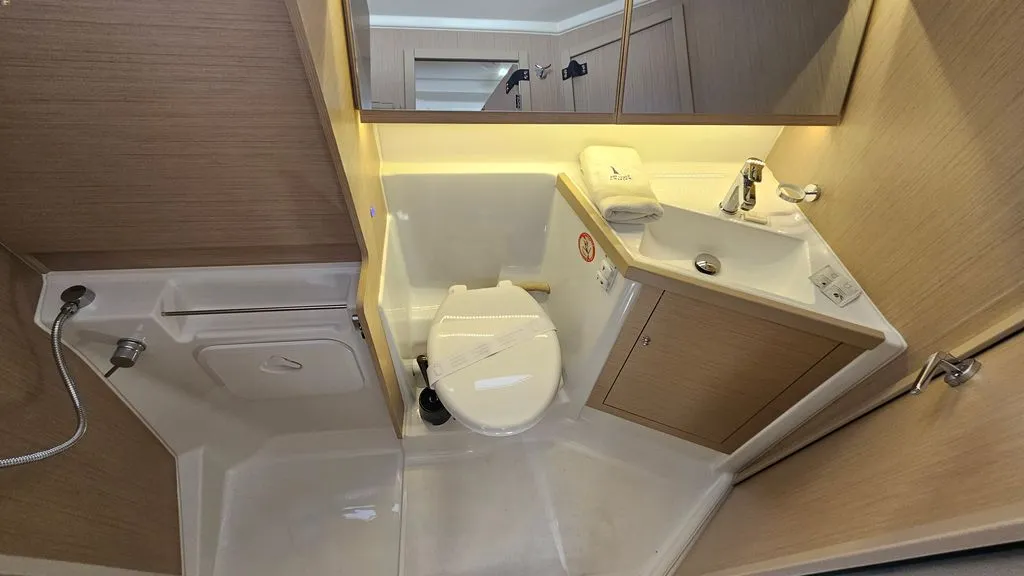 Head on Dream Weaver, a Beneteau Oceanis 40.1 sailboat at Zadar, Croatia