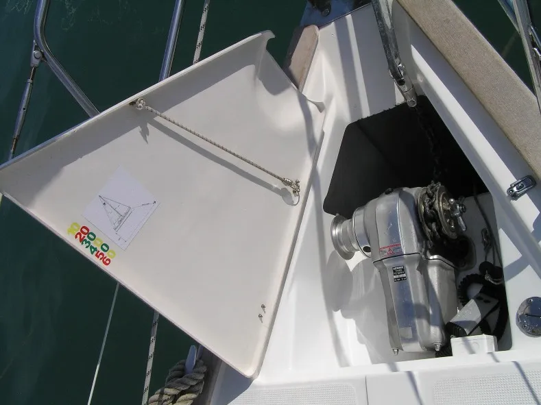 Kokica, a Bavaria 49 sailboat at Grad Trogir, Croatia