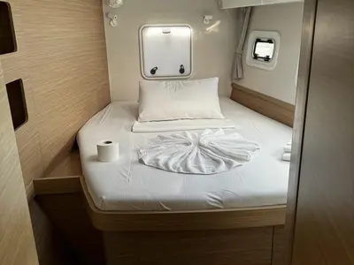 Cabin on Lagoon 42, a catamaran at Alameda, United States