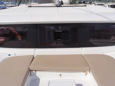 Salon of Kamots, a Lagoon 46 catamaran at Parham Town, British Virgin Islands