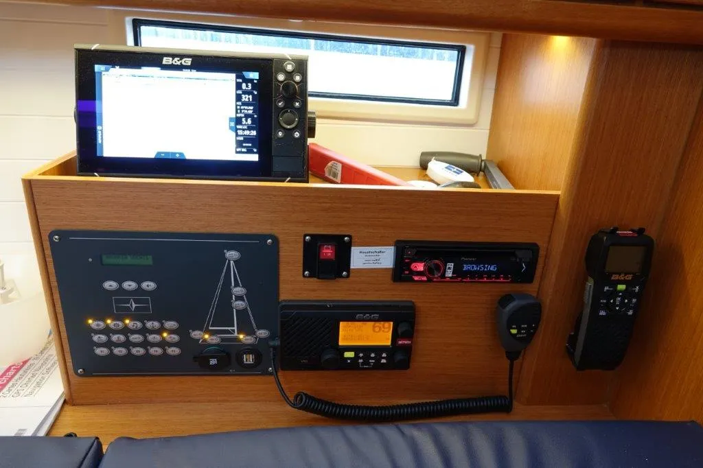 Dione, a Bavaria Cruiser 46 sailboat at Olbia, Italy