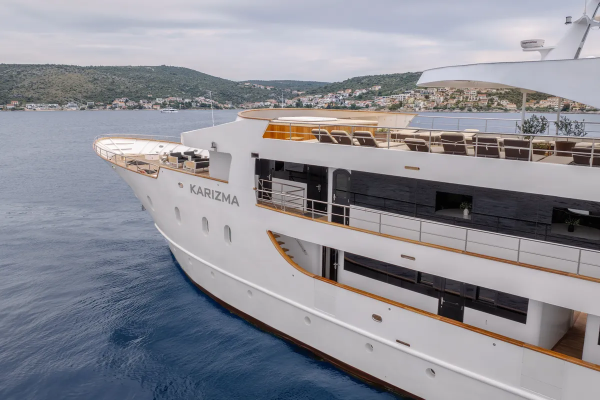 Exterior view of Karizma, a Gulet Motoryacht motor yacht at Split, Croatia