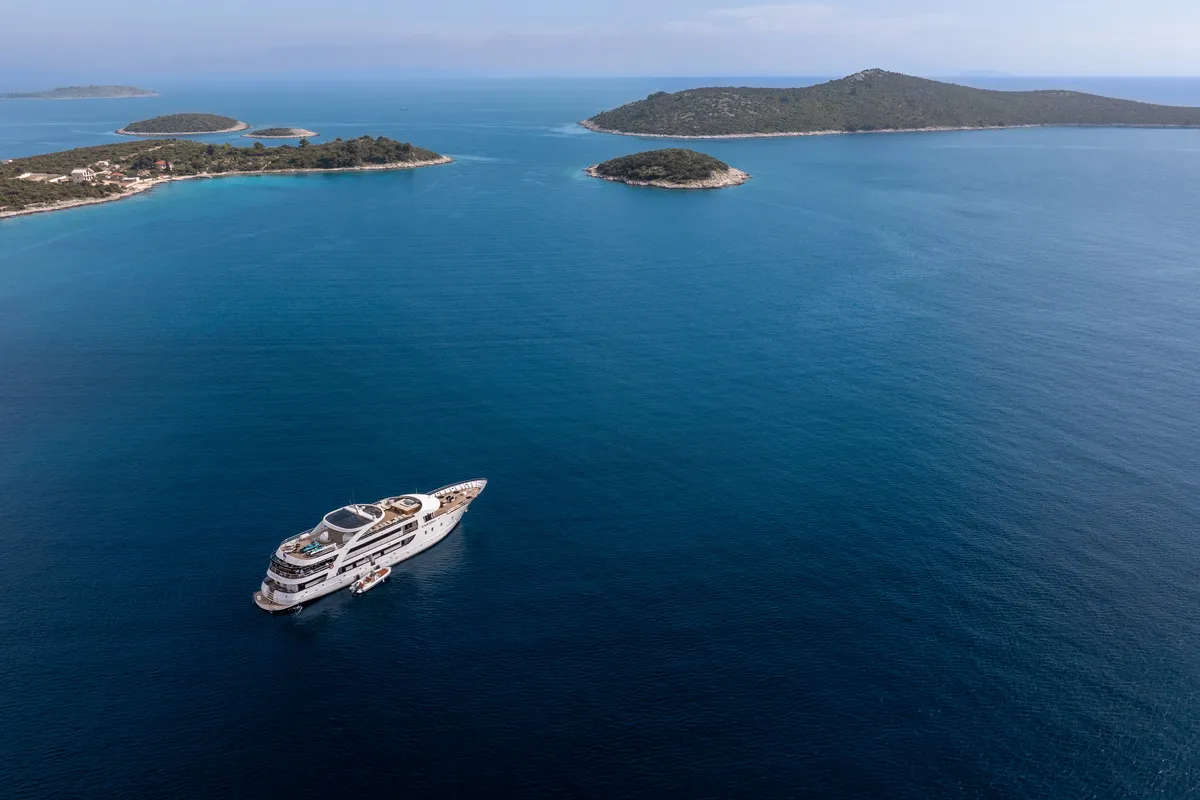Exterior view of Karizma, a Gulet Motoryacht motor yacht at Split, Croatia