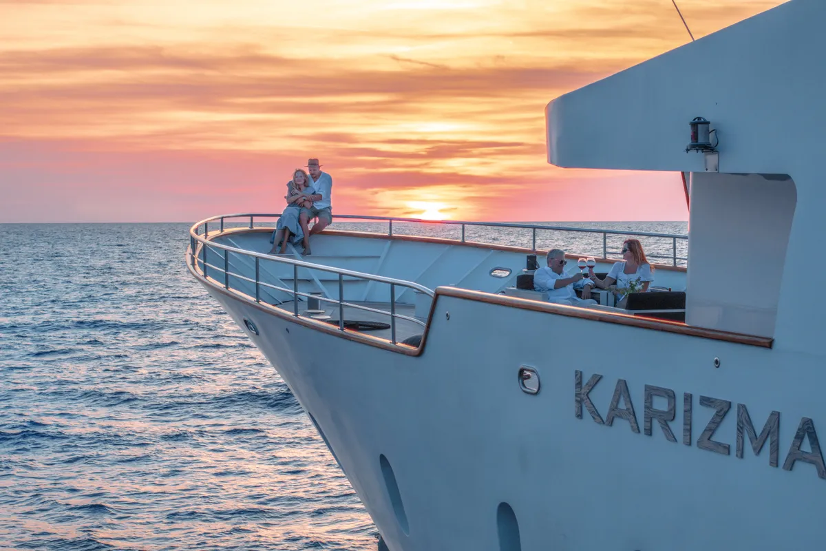 Exterior view of Karizma, a Gulet Motoryacht motor yacht at Split, Croatia