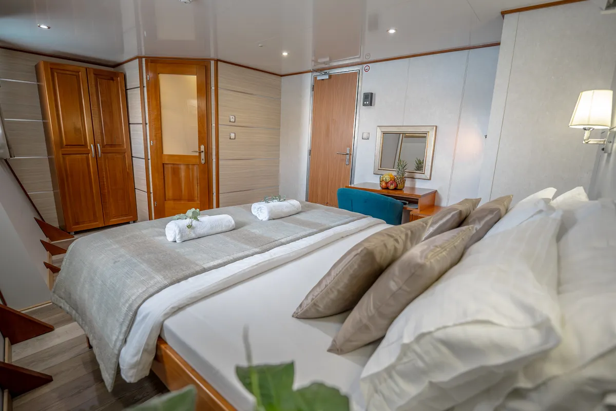 Cabin on Karizma, a Gulet Motoryacht motor yacht at Split, Croatia