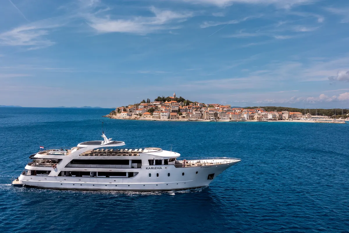 Exterior view of Karizma, a Gulet Motoryacht motor yacht at Split, Croatia