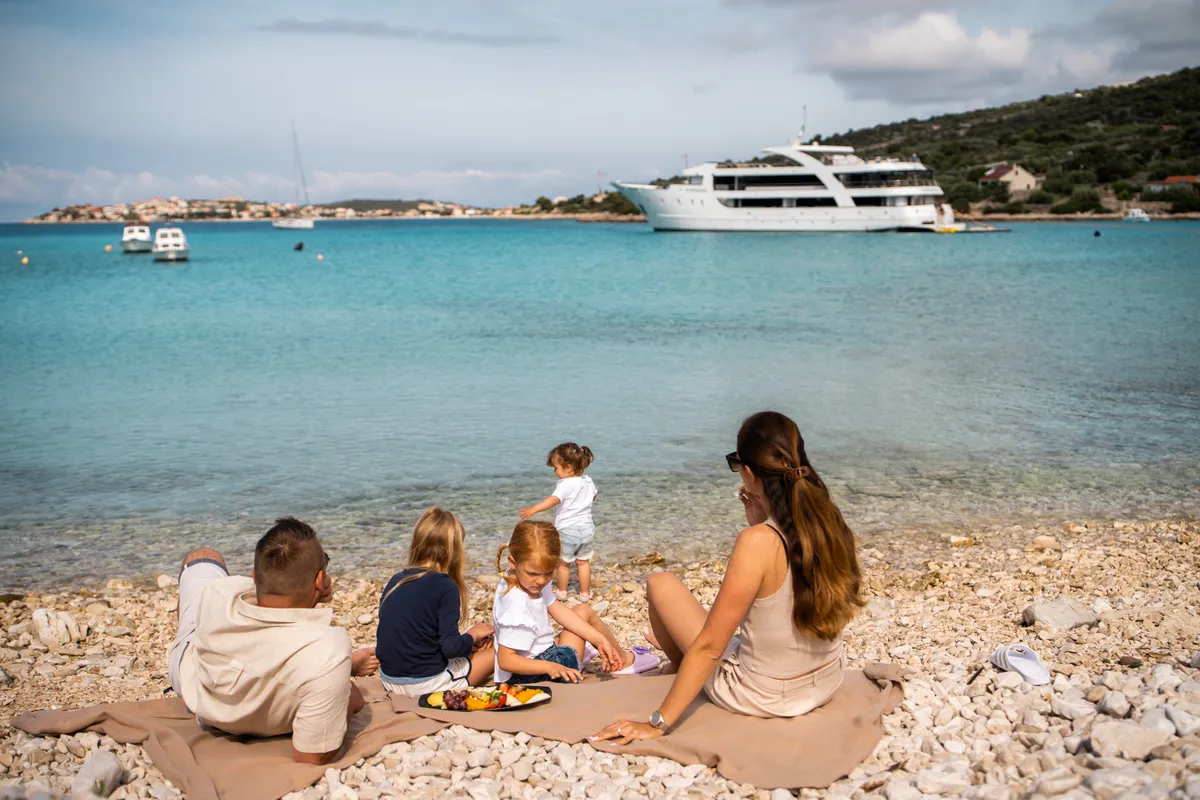 Exterior view of Karizma, a Gulet Motoryacht motor yacht at Split, Croatia